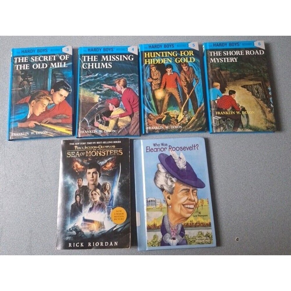 The Hardy Boys Books 3-6, Percy Jackson&the Olympians, Who Was Eleanor Roosevelt